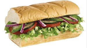 Subway Veggie Sandwich