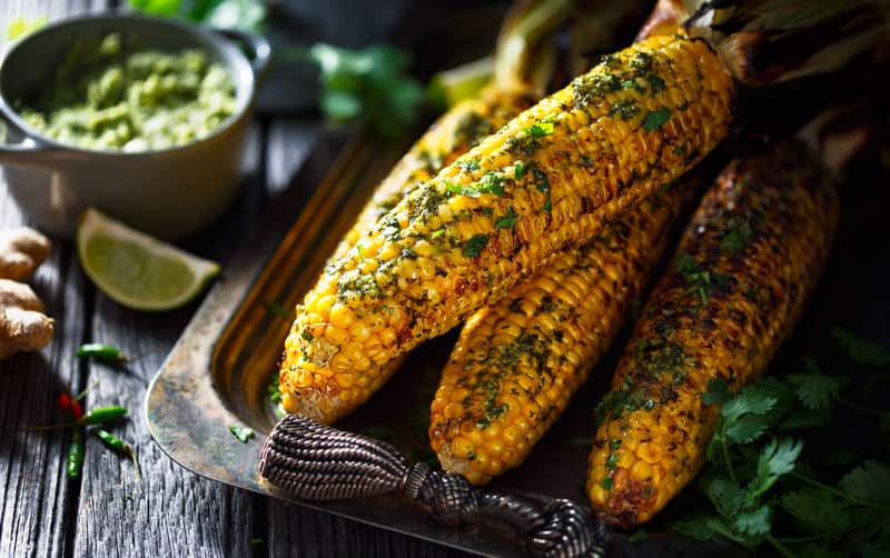 Corn on the Cob with Spicy Aioli