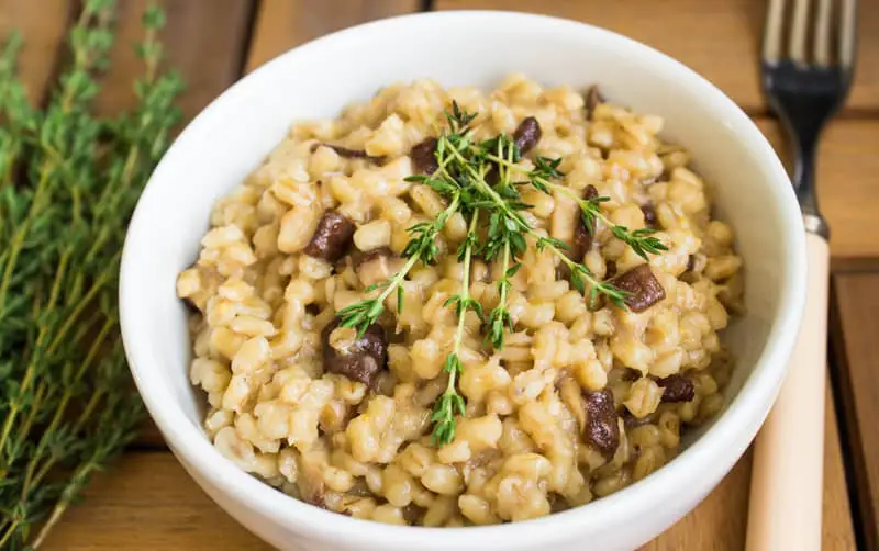 Lemon and Spinach Orzotto