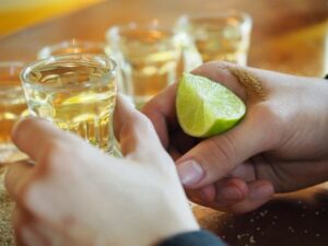 how to take tequila shot